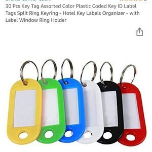 NEW 30pc Key Tags Labels NEW